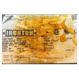 Ironton Fan Motor, 1/2 HP, 1725 RPM, 115/230V Volts, Single Phase, Model# 1110116.00