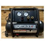 NorthStar Portable Quiet Electric Air Compressor, 1 HP, 2-Gallon, 2.4 CFM @ 90 PSI