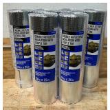 *Everbilt 48 in. x 25 ft. Double Reflective Insulation Radiant Barrier lot of 6