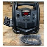 Schumacher Instant Power Portable Jump Starter with Air Compressor and Light, 12 Volts, 1200 Peak Amps, Model# SJ1332 #81698 Msrp $199.99
