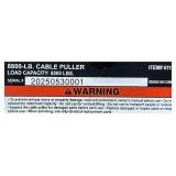Strongway 4-Ton Heavy-Duty Double-Gear Hand Cable Puller #61137 Msrp $59.99
