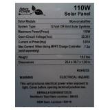 Nature Power Solar Panel Power Kit, 110 Watts, Model# 53110 Msrp $169.99