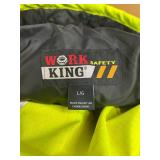 Work King Safety High Visibility Jacket Size L (used)