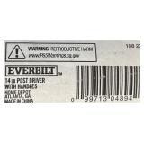 Everbilt 14 LB Post Driver with Handles