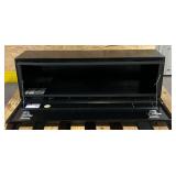Northern Tool + Equipment Underbody Truck Toolbox with Drop Door, 60in. x 17in. x 18in., Steel, Gloss Black, T-Handle Latches #52878 Msrp $509.99 SC1845