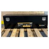 Northern Tool + Equipment Underbody Truck Toolbox with Drop Door, 60in. x 17in. x 18in., Steel, Gloss Black, T-Handle Latches #52878 Msrp $509.99 SC1845