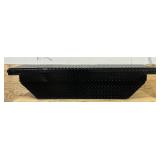 Northern Tool + Equipment Short Bed Low-Profile Crossover Truck Toolbox with Removable Tray, 63in. x 20in. x 13in., Aluminum, Gloss Black, Pull Handle Latches #41911 Msrp $449.99