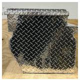 Northern Tool + Equipment Truck Toolbox, 47.75in. x 15.75in. x 20in. x 18in., Aluminum, Diamond Plate, Pull Handle Latches #41887 Msrp $369.99