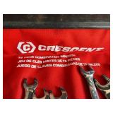 Crescent Metric Combination Wrench Set 7-21mm in Red Roll