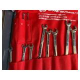 Crescent Metric Combination Wrench Set 7-21mm in Red Roll