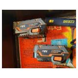 RIDGID 18V Drill/Driver & Impact Driver Combo Kit w/ 2 Batteries & Charger