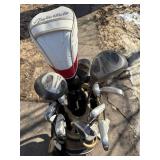 OGIO Endurance Golf Bag with Irons & Woods - TaylorMade Driver & Cobra AMP Irons, Headcovers, Titleist Balls