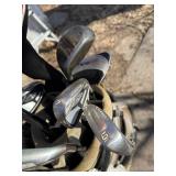 OGIO Endurance Golf Bag with Irons & Woods - TaylorMade Driver & Cobra AMP Irons, Headcovers, Titleist Balls