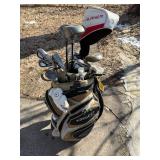 OGIO Endurance Golf Bag with Irons & Woods - TaylorMade Driver & Cobra AMP Irons, Headcovers, Titleist Balls