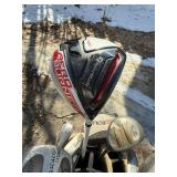 OGIO Endurance Golf Bag with Irons & Woods - TaylorMade Driver & Cobra AMP Irons, Headcovers, Titleist Balls
