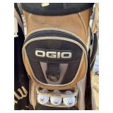 OGIO Endurance Golf Bag with Irons & Woods - TaylorMade Driver & Cobra AMP Irons, Headcovers, Titleist Balls