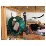 Assorted Workshop Hardware & Garden Supplies - Green Round Ring with White Bucket