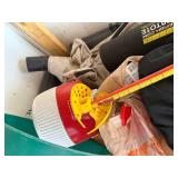 Assorted Workshop Hardware & Garden Supplies - Green Round Ring with White Bucket