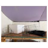 Assorted Workshop Hardware & Garden Supplies - Green Round Ring with White Bucket