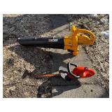 Yard-Man YMESV1300 Mulching Blower Vacuum & Black & Decker TB1800 Trimmer (Corded 120V)