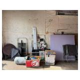 GE 35 Pint Capacity Dehumidifier (Boxed) & Assorted Garage Items