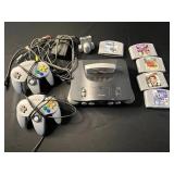 Nintendo 64 Console Bundle - 2 Controllers, Expansion Pak, Memory Card, 5 Cartridges