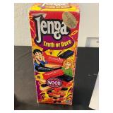 Jenga Truth or Dare - Wood Blocks Game with Desire Tile & Our First Home Sign (Pier 1)