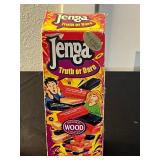 Jenga Truth or Dare - Wood Blocks Game with Desire Tile & Our First Home Sign (Pier 1)