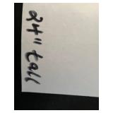 Bear Shelf Sculpture Table with Colorful Abstract Bear Painting