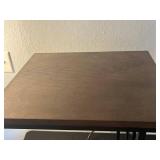 End Table - Wood Top 36 x 18 with Built-In Duplex Outlets & USB Ports
