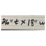 End Table - Wood Top 36 x 18 with Built-In Duplex Outlets & USB Ports