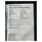 Pioneer DJ HDJ-X5 Headphones - Coiled Cable, Manuals & Boxes Included