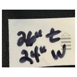 At Home D46 Nightstand - Dark Wood Finish, Open Shelf & Drawer