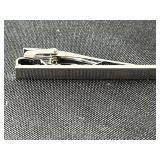 Cadillac Coat of Arms Belt Buckle - Laurel Wreath Silver Tone & 2 Silver Tone Tie Clips