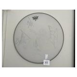 Remo Weatherking Coated Ambassador Drum Head - Autographed
