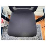 Office Chair - Ergonomic Mesh Back, Black Upholstery, Chrome Base