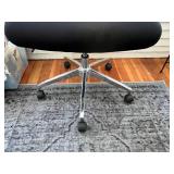 Office Chair - Ergonomic Mesh Back, Black Upholstery, Chrome Base
