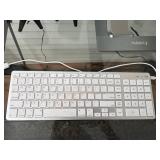 Nulaxy Desk Stand & Boston Desktop Speakers, Keyboard, Scotch Tape Dispenser & Art Set