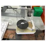 Nulaxy Desk Stand & Boston Desktop Speakers, Keyboard, Scotch Tape Dispenser & Art Set