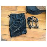 Kamik Winter Boots - Tan Suede, Black Rubber Shell, Fur-Lined, Size US 13 w Snow Cleats