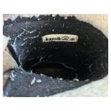 Kamik Winter Boots - Tan Suede, Black Rubber Shell, Fur-Lined, Size US 13 w Snow Cleats