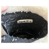 Kamik Winter Boots - Tan Suede, Black Rubber Shell, Fur-Lined, Size US 13 w Snow Cleats