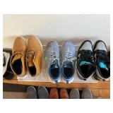 Timberland Tan Desert Boots - Nike Gray/Blue Sneakers - Steve Madden Loafers SZ 12/13