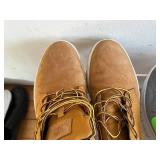 Timberland Tan Desert Boots - Nike Gray/Blue Sneakers - Steve Madden Loafers SZ 12/13