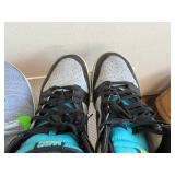 Timberland Tan Desert Boots - Nike Gray/Blue Sneakers - Steve Madden Loafers SZ 12/13