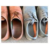 Timberland Tan Desert Boots - Nike Gray/Blue Sneakers - Steve Madden Loafers SZ 12/13