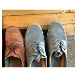Timberland Tan Desert Boots - Nike Gray/Blue Sneakers - Steve Madden Loafers SZ 12/13