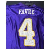 NFL Team Apparel Minnesota Vikings Fan Gear - Favre #4 Favre Jersey, Purple Reign Shirt, Cap & Vikings Ornament