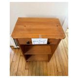 Wooden Cabinet With Drawer & Open Shelf - 26 x 17 x 11 in