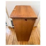 Wooden Cabinet With Drawer & Open Shelf - 26 x 17 x 11 in